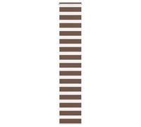 vidaXL Estor Cebra marrón 45x230 cm Tejido Ancho 40,9 cm poliéster, Estor Doble, Estor Enrollable Cebra, Cortina Cebra, Estor Doble