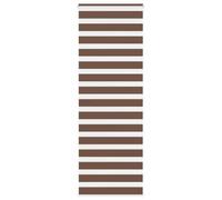 vidaXL Estor Cebra marrón 70x200 cm Tejido Ancho 65,9 cm poliéster