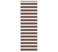 vidaXL Estor Cebra marrón 90x200 cm Tejido Ancho 85,9 cm poliéster, Estor Doble, Estor Enrollable Cebra, Cortina Cebra, Estor Doble