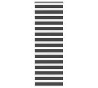 vidaXL Estor Cebra Negro 70x230 cm Tejido Ancho 65,9 cm poliéster