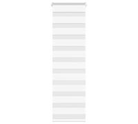 vidaXL Estor Doble Cebra Blanco 40x100 cm Tejido Ancho 35,9 cm Poliéster Enrollable