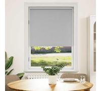 vidaXL Estor Enrollable con Cadena de Ventana 120x175 cm Gris Persiana Lisa