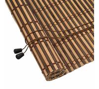 vidaXL Estor Enrollable con Cortinas Manual Marrón 150 x 220 cm Bambú