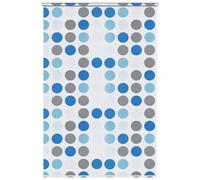 vidaXL Persiana Enrollable de Ducha círculos 140x240 cm