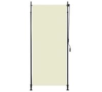 vidaXL Estor Enrollable de Exterior Color Crema 100x270 cm