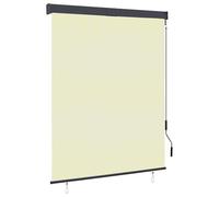 vidaXL Estor Enrollable de Exterior Persiana Toldo Vertical de Jardín Balcón Porche Pantallas de Privacidad Sombra 140x250cm Crema