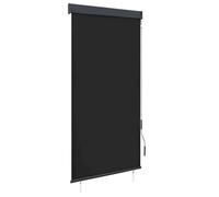 vidaXL Estor Enrollable de Exterior Persiana Toldo Vertical de Jardín Balcón Porche Pantallas de Privacidad Sombra 100x250cm Gris Antracita