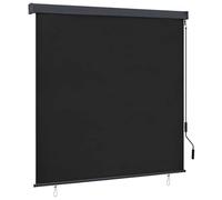 vidaXL Estor Enrollable de Exterior Persiana Toldo Vertical de Jardín Balcón Porche Pantallas de Privacidad Sombra 160x250cm Gris Antracita