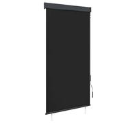 vidaXL Estor Enrollable de Exterior Persiana Toldo Vertical de Jardín Balcón Porche Pantallas de Privacidad Sombra 80x250cm Gris Antracita