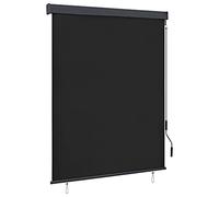 vidaXL Estor Enrollable de Exterior Persiana Toldo Vertical de Jardín Balcón Porche Pantallas de Privacidad Sombra 140x250cm Gris Antracita