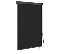 vidaXL Estor Enrollable de Exterior Persiana Toldo Vertical de Jardín Balcón Porche Pantallas de Privacidad Sombra 120x250cm Gris Antracita