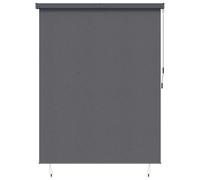 vidaXL Estor enrollable Gris antracita 200 x 250 cm Tela y Aluminio