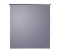 vidaXL Estor Enrollable Opaco 104,4x175 cm, Tela, Ancho 100 cm, Gris