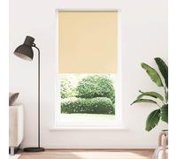 vidaXL Estor Enrollable Opaco Beige 115x210 cm Tela Ancho 110,7 cm