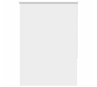 vidaXL Estor Enrollable Opaco Blanco 105x130 cm Tela Ancho 100,7 cm, Estor día y Noche, Estor de Cocina, Estor Opaco Enrollable, Estor Opaco