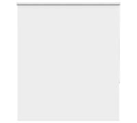 vidaXL Estor Enrollable Opaco Blanco 125x130 cm Tela Ancho 121,6 cm, Estor día y Noche, Estor de Cocina, Estor Opaco Enrollable, Estor Opaco