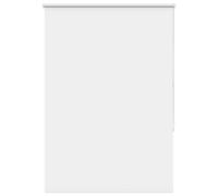 vidaXL Estor Enrollable Opaco Blanco 90x130 cm Tela Ancho 85,7 cm, Estor día y Noche, Estor de Cocina, Estor Opaco Enrollable, Estor Opaco