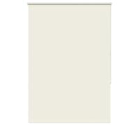 vidaXL Estor Enrollable Opaco Blanco Roto 105x150cm Tela Ancho 100,7cm, Estor día y Noche, Estor de Cocina, Estor Opaco Enrollable, Estor Opaco