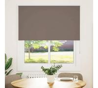 vidaXL Estor enrollable opaco Café 135x150 cm (ancho tela 131,6 cm)