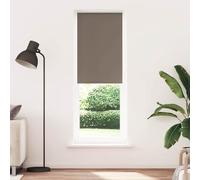 vidaXL Estor Enrollable Opaco Color Café 80x230cm Tela Ancho 75,7cm, Estor día y Noche, Estor de Cocina, Estor Opaco Enrollable, Estor Opaco