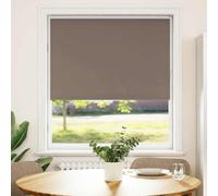 vidaXL Estor Enrollable Opaco Color Café 90x175 cm Tela Ancho 85,7cm