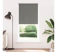 vidaXL Estor Enrollable Opaco Gris 110x230 cm Tela Ancho 105,7 cm