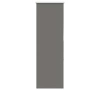 vidaXL Estor Enrollable Opaco Gris 50x130 cm Tela Ancho 45,7 cm