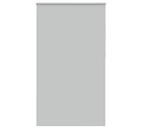 vidaXL Estor Enrollable Opaco Gris Claro 135x230cm Tela Ancho 131,6cm, Estor día y Noche, Estor de Cocina, Estor Opaco Enrollable, Estor Opaco