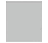 vidaXL Estor Enrollable Opaco Gris Claro 140x150 cm Tela Ancho 136,6cm, Estor día y Noche, Estor de Cocina, Estor Opaco Enrollable, Estor Opaco