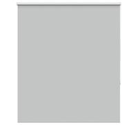 vidaXL Estor Enrollable Opaco Gris Claro 140x175 cm Tela Ancho 136,6cm, Estor día y Noche, Estor de Cocina, Estor Opaco Enrollable, Estor Opaco