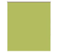 vidaXL Estor Enrollable Opaco Hojas Verde 125x130cm Tela Ancho 121,6cm, Estor día y Noche, Estor de Cocina, Estor Opaco Enrollable, Estor Opaco