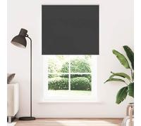 vidaXL Estor Enrollable Opaco Negro 140x230 cm Tela Ancho 136,6 cm