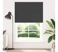 vidaXL Estor Enrollable Opaco Negro 160x230 cm Tela Ancho 156,6 cm