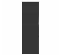 vidaXL Estor Enrollable Opaco Negro 50x130 cm Tela Ancho 45,7 cm