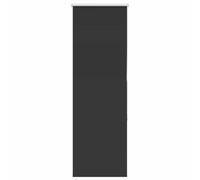 vidaXL Estor Enrollable Opaco Negro 60x130 cm Tela Ancho 55,7 cm