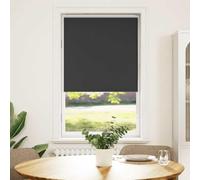 vidaXL Estor Enrollable Opaco Negro 70x175 cm Tela Ancho 65,7 cm