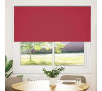 vidaXL Estor Enrollable Opaco Rojo 145x150 cm Tela Ancho 141,6 cm, Estor día y Noche, Estor de Cocina, Estor Opaco Enrollable, Estor Opaco