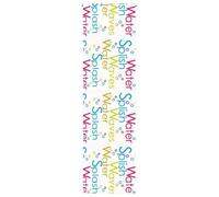 vidaXL Estor Enrollable para Ducha Tela 60x240 cm Ancho 56 cm