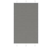 vidaXL Estor Plisado Antracita 115x200 cm Tela Ancho 114,4cm Poliéster