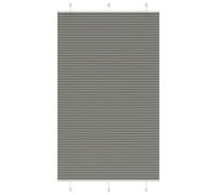 vidaXL Estor Plisado Antracita 120x200 cm Tela Ancho 119,4cm Poliéster, Estor Plisado para Ventana, Estor Plisado para Ventana, Estor Tipo acordeón para Ventana