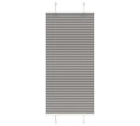 vidaXL Estor Plisado Antracita 55x150 cm Tela Ancho 54,4 cm Poliéster