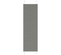 vidaXL Estor Plisado Antracita 60x200 cm Tela Ancho 59,4 cm Poliéster