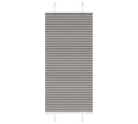 vidaXL Estor Plisado Antracita 65x150 cm Tela Ancho 64,4 cm Poliéster