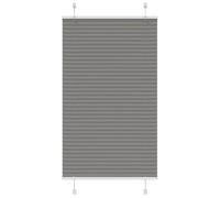 vidaXL Estor Plisado Antracita 70x150 cm Tela Ancho 69,4 cm Poliéster