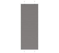 vidaXL Estor Plisado Antracita 70x200 cm Tela Ancho 69,4 cm Poliéster