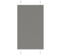 vidaXL Estor Plisado Antracita 80x100 cm Tela Ancho 79,4 cm Poliéster, Estor Plisado para Ventana, Estor Plisado para Ventana, Estor Tipo acordeón para Ventana