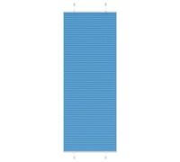 vidaXL Estor Plisado Azul 75x200 cm Tela Ancho 74,4 cm Poliéster