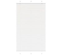 vidaXL Estor Plisado Blanco 120x200 cm Tela Ancho 119,4 cm Poliéster, Estor Plisado para Ventana, Estor Plisado para Ventana, Estor Tipo acordeón para Ventana