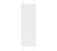 vidaXL Estor Plisado Blanco 50x150 cm Tela Ancho 49,4 cm Poliéster, Estor Plisado para Ventana, Estor Plisado para Ventana, Estor Tipo acordeón para Ventana
