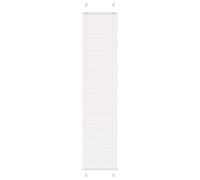 vidaXL Estor Plisado Blanco 50x200 cm Tela Ancho 49,4 cm Poliéster, Estor Plisado para Ventana, Estor Plisado para Ventana, Estor Tipo acordeón para Ventana